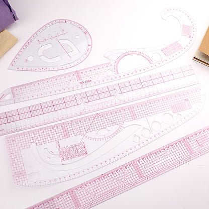 Kit French Rulers - Sew with precision (6pcs)